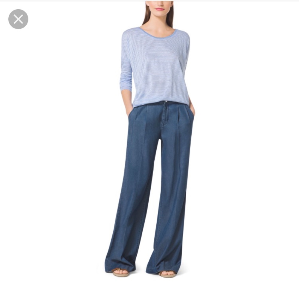 Michael Kors Wide Leg Bell Bottom Jeans